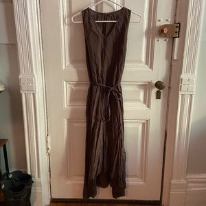 Sustainable Linen Draw-String Dress